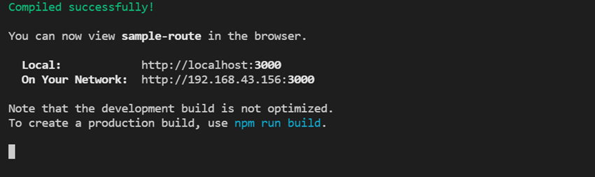 Create Route in React